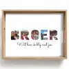 Broer - Lettercollage Dienblad Rechthoek middel -z3d_shopping