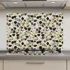 Botanisch - Goud - Zwart keuken achterwand spatscherm klein 900 -3d_website
