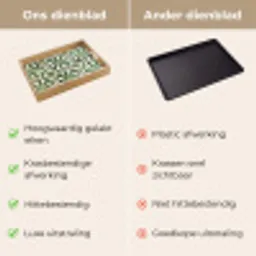 Interieur - Keramiek - Decoratie - Spaans Dienblad Rechthoek middel -USP_VergelijkingNL