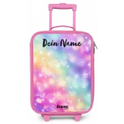 Licht - Regenboog - Hartjes Kinderkoffer - Roze klein -zz3dotto