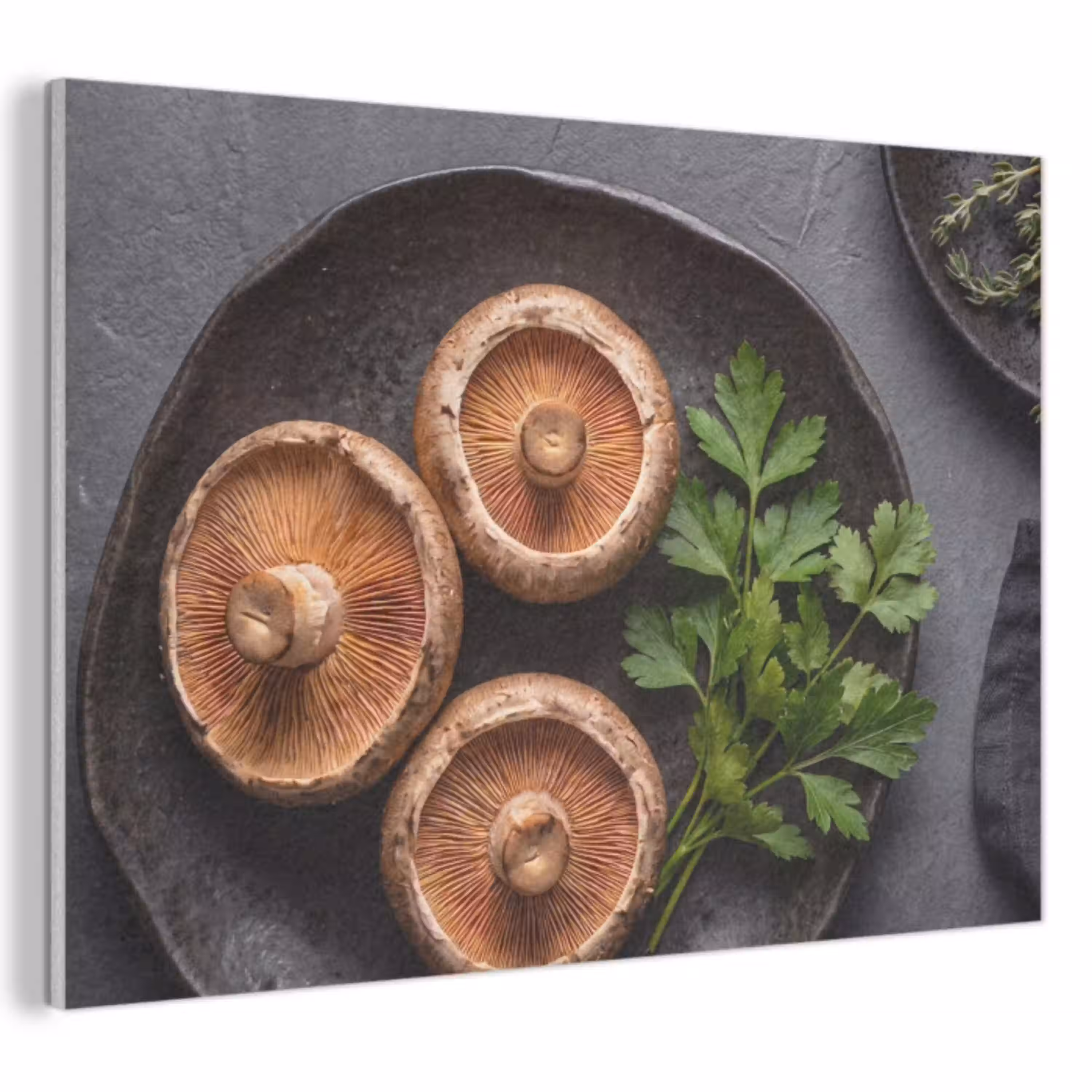 Paddestoelen - Kruiden - Eten PET vilt klein -3d