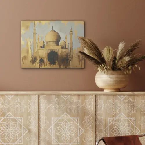 Moskee - Goud - Arabisch - Ramadan - Islamitische PET vilt klein -sfeer4