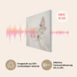 Vlinder - Bloem -Natuur - Beige PET vilt klein -USP_DE