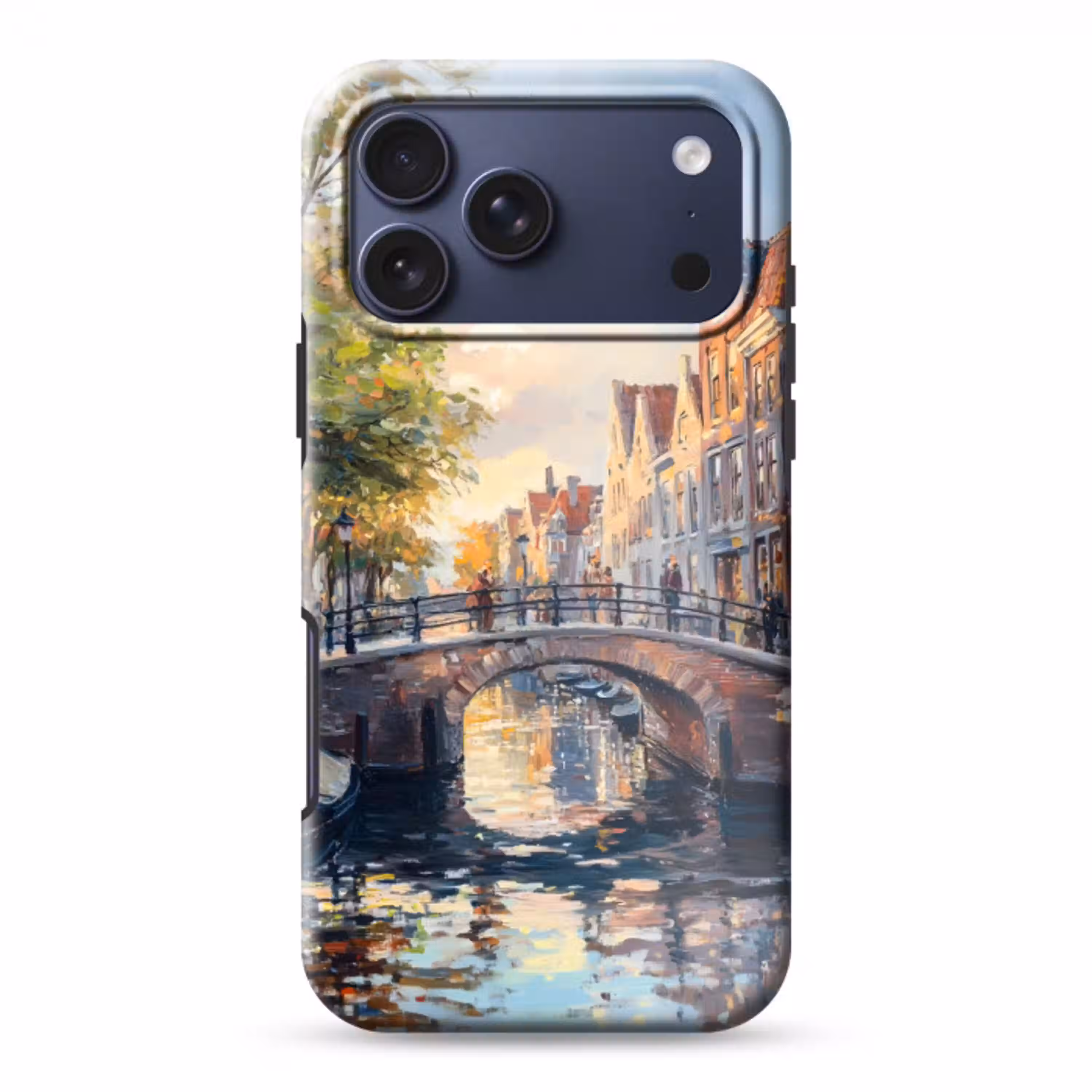Brug - Stad - Huizen - Boot Toughcase MagSafe Apple iPhone 17 Pro Max klein -3d