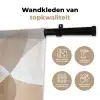 Ovale vormen - Transparant - Zachte overgang Wandkleed katoen klein -sfeer2