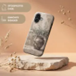 Olijfplant - Aardenpot - Abstract - Beige Toughcase MagSafe Apple iPhone 17 klein -USP_RandenV_DE