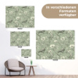 Klassiek - Botanisch - Groen tuinposter los doek klein 239 -Xsfeer9_DE