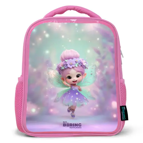 Elf - Tover - Magisch Kinderrugzak - Roze middel -3d