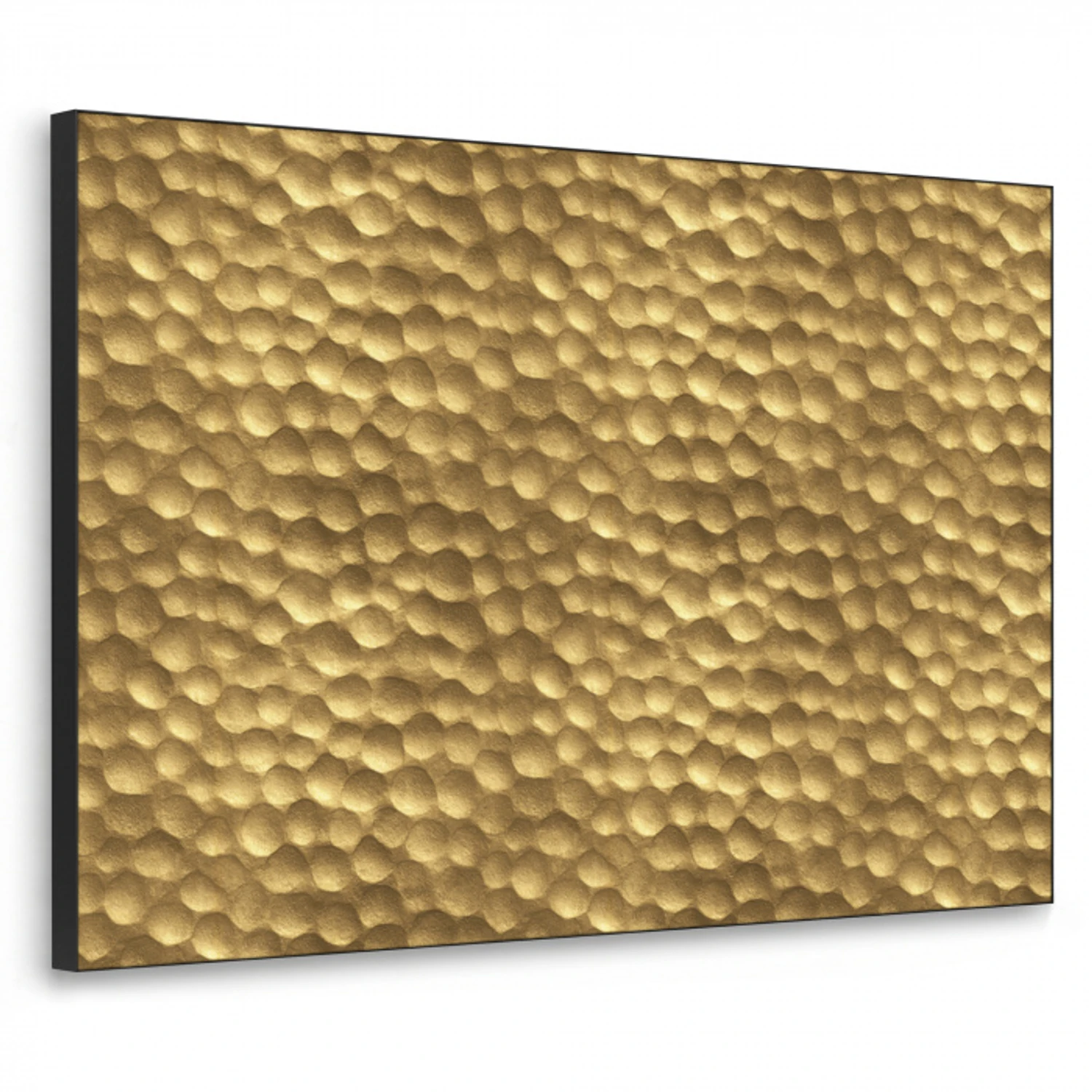 Metaal - Dynamisch - Goud Textielframe zwart klein 947 -3d