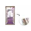 Doorkijk - Parijs - Eiffeltoren - Roze - Kersenbloesem fotobehang vinyl groot -3d