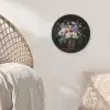 Pastel - Bloemen - Glazen - Vaas Akoestische PET Vilt - Rond klein -sfeer4