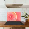 Grapefruit - Roze - Levendig keuken achterwand spatscherm klein -sfeer2