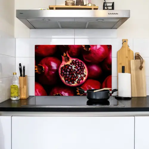 Granaatappel - Rood - Fruit Inductie beschemer met haakjes klein -sfeer2