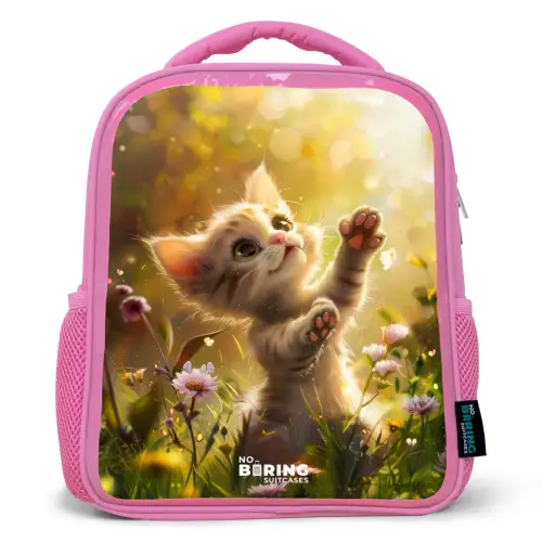 Koosje kitten Kinderrugzak - Roze middel -3d