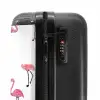 Flamingo feestje NBS - Handbagage koffer - Kinderen Unisex middel -slot