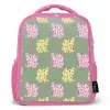 Pastel - Katten - Vlekjes - Groen Kinderrugzak - Roze middel 863 -3d