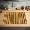 Donker - Bamboe - Hout Inductie beschermer vinyl 3mm klein 276 -sfeer5
