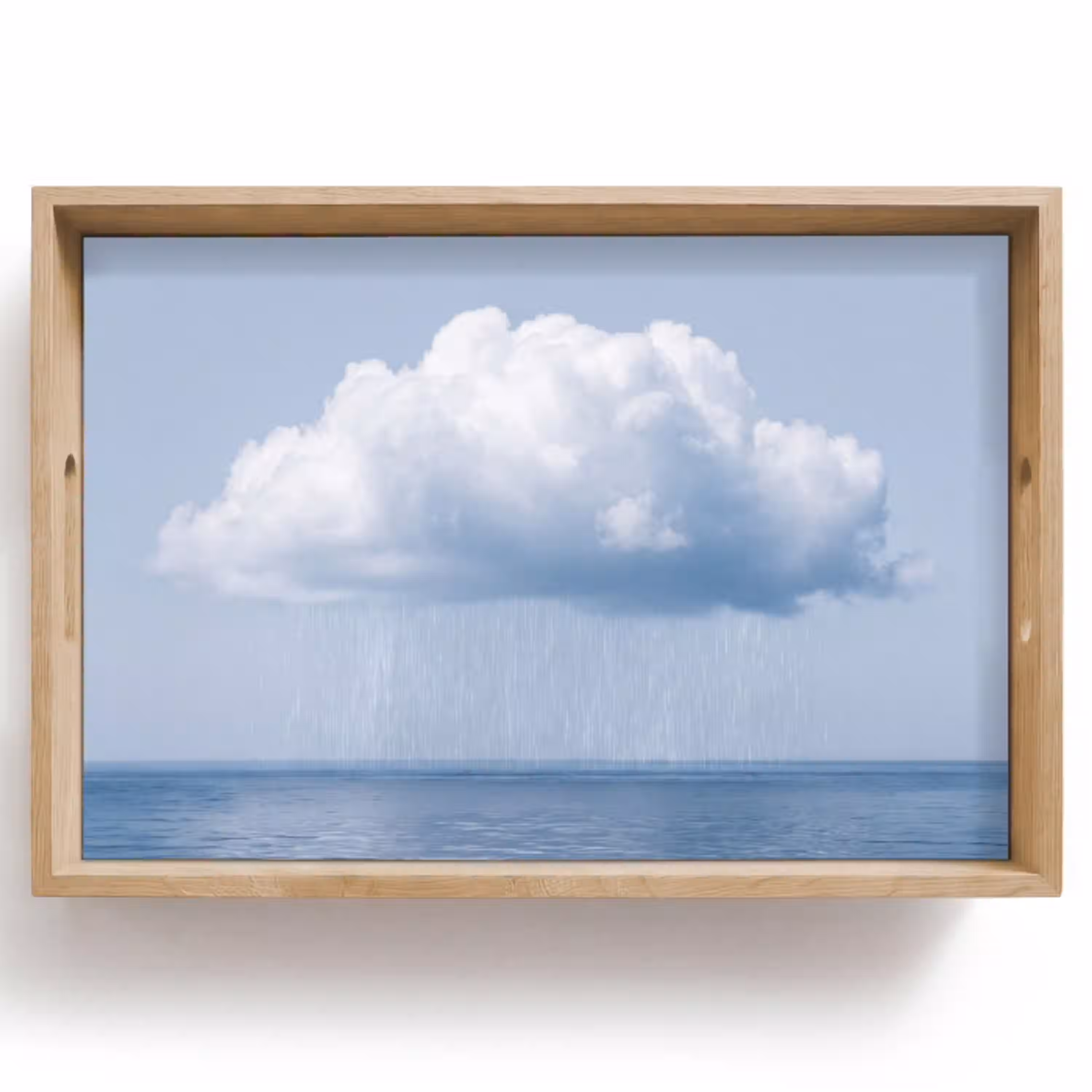 Wolk - Regen - Natuur Dienblad Rechthoek middel -z3d_shopping