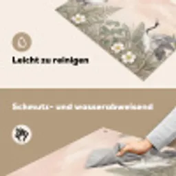 Kraanvogels - Natuur - Roze Inductie beschemer met haakjes klein -ky-schoon-de
