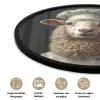 Schaap - Wol - Kok Fotolijst rond zonder passe partout klein -closeup_NL