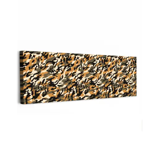 Camouflage - Aardetinten - Patroon canvas 2cm klein 828 -z3d
