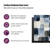 Patroon - Blauw - Vierkanten Inductie beschermer vinyl 3mm klein -zzzzzzz-cc-usp