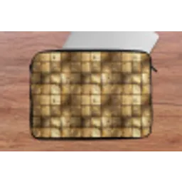 Geometrisch - Tegels - Goud laptophoes neopreen klein 279 -tafel