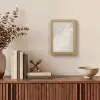 Golvende lijnen - Vloeiend - Zandkleurig Light Box met kabel (Tafellamp) klein -sfeer2