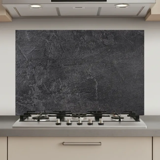 Leisteen - Beton - Natuursteen - Grijs - Industrieel keuken achterwand spatscherm klein -3d_website