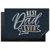 Quotes - Papa - Best dad ever - Spreuken Inductie beschermer vinyl 3mm klein -3d