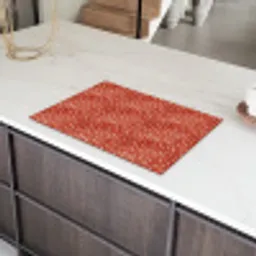 Chic - Stippen - Rood - Wit Inductie beschermer vinyl 3mm klein 276 -sfeer8