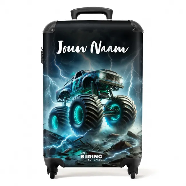 Thunder Wheels NBS - Handbagage koffer - Kinderen Unisex middel -productfoto_recht