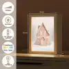 Huisje - Suiker - Pastel Light Box met kabel (Tafellamp) klein -USP_NL