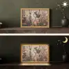 Kimono - Vrouw - kersenbomen Light Box met kabel (Tafellamp) klein -sfeer3