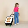 Baby leeuw Kinderkoffer - Zwart klein -sfeer1