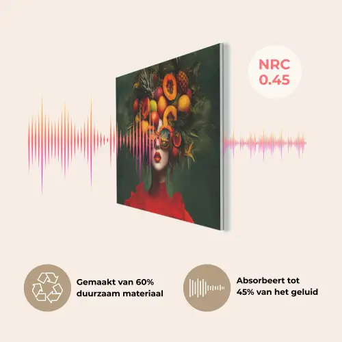 Vrouw - Vruchten - Papaja - Ananas PET vilt klein -USP_NL