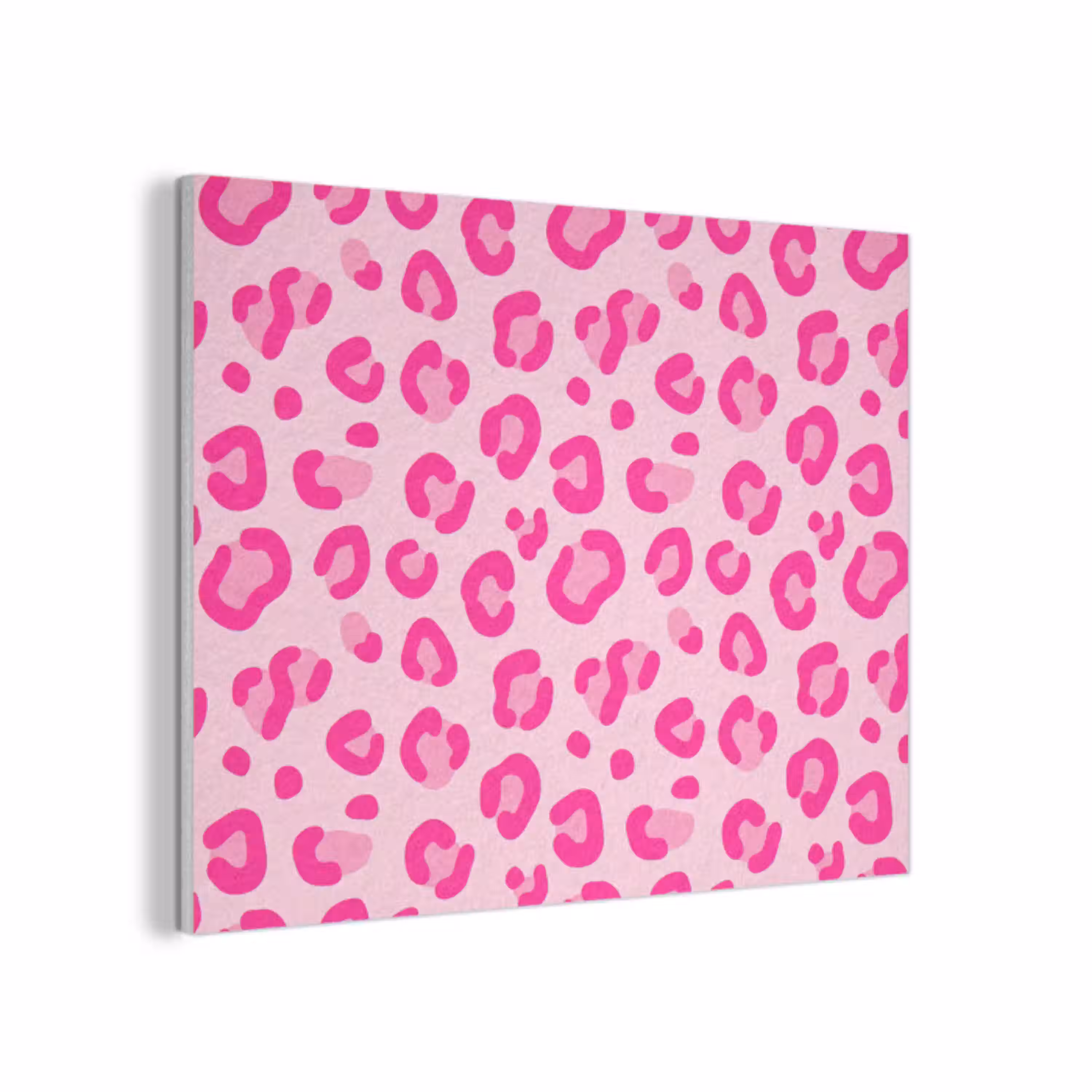 Dierenprint - Patroon - Abstract - Modern - Roze PET vilt klein -3d
