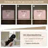 Eenhoorn - Roze - Bloemen Light Box met batterij (Wandlamp kind) middel -USP_dimbaarNL