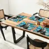 Vrouw - Bril - Regenboog - Wolken Placemat vinyl groot -zzsfeer4_Kitchenyeah-website