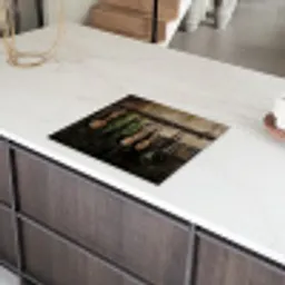 Keukengerei - Rustiek - Tegels - Kruiden Inductie beschermer vinyl 3mm middel -sfeer8
