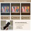 Abstract - Kleurrijk - Golven - Lijnen Light Box met batterij (Wandlamp) middel -USP_lichtkleurNL