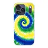 Spiraal - Groen - Draaiend Telefoonhoesje iPhone 17 Pro klein -3d