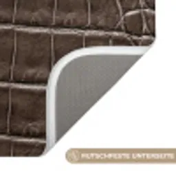 Leer - Krokodil - Mat Badmat klein -USP_AntislipDE