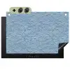 Golven - Ritmisch - Blauw Inductie beschemer met haakjes klein 777 -3d