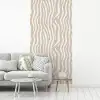 Abstract - Zebra - Beige fotobehang vinyl groot 64 -woonkamer
