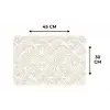 Abstract - Ruit - Beige Placemat vinyl groot 368 -specs