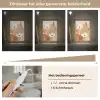 Bloemen - Abstract - Beige - Line art Light Box met kabel (Tafellamp) klein -USP_dimbaarNL