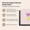 Hartjes - Pastel - Liefde - Moeder Inductie beschermer vinyl 3mm middel -zzzzzzusp-haakje_FR