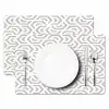Grafisch - Patroon - Modern - Hexagon Placemat vinyl groot 368 -zzsfeer2_Kitchenyeah-website