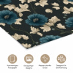 Botanisch - Bloemen - Blauw poster papier klein 62 -tcloseup_DE